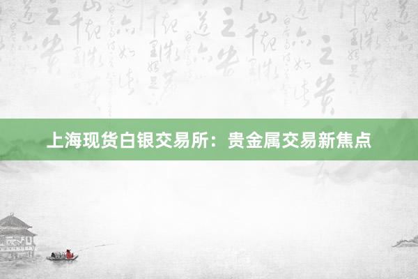 上海现货白银交易所：贵金属交易新焦点